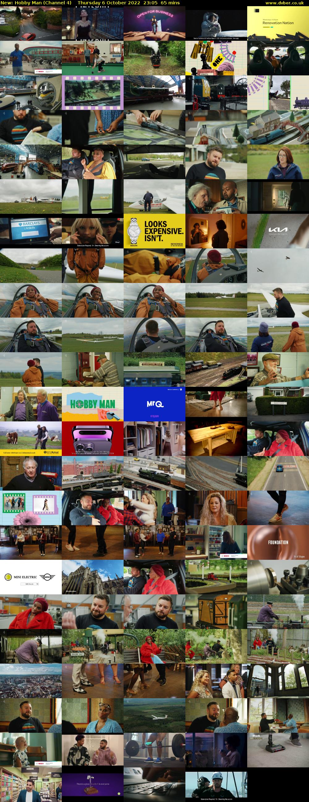 Hobby Man (Channel 4) Thursday 6 October 2022 23:05 - 00:10