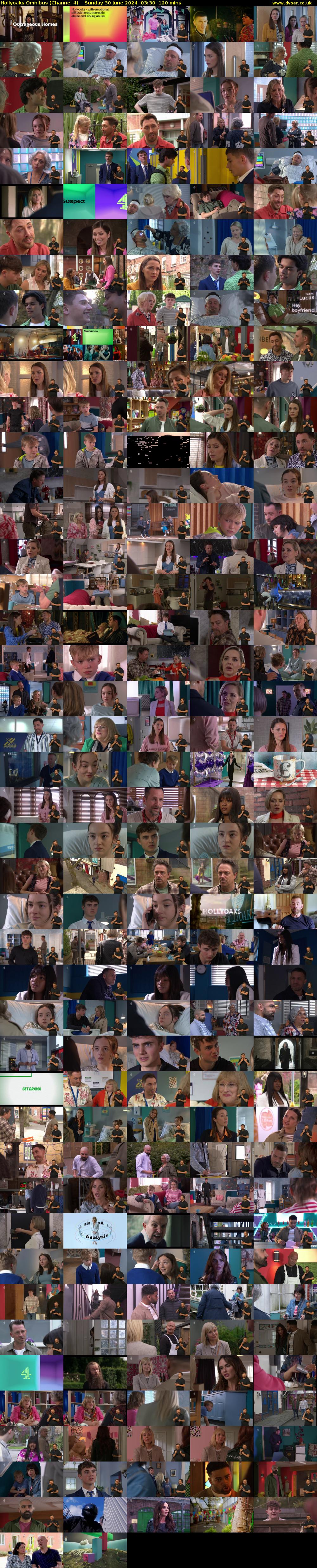 Hollyoaks Omnibus (Channel 4) Sunday 30 June 2024 03:30 - 05:30