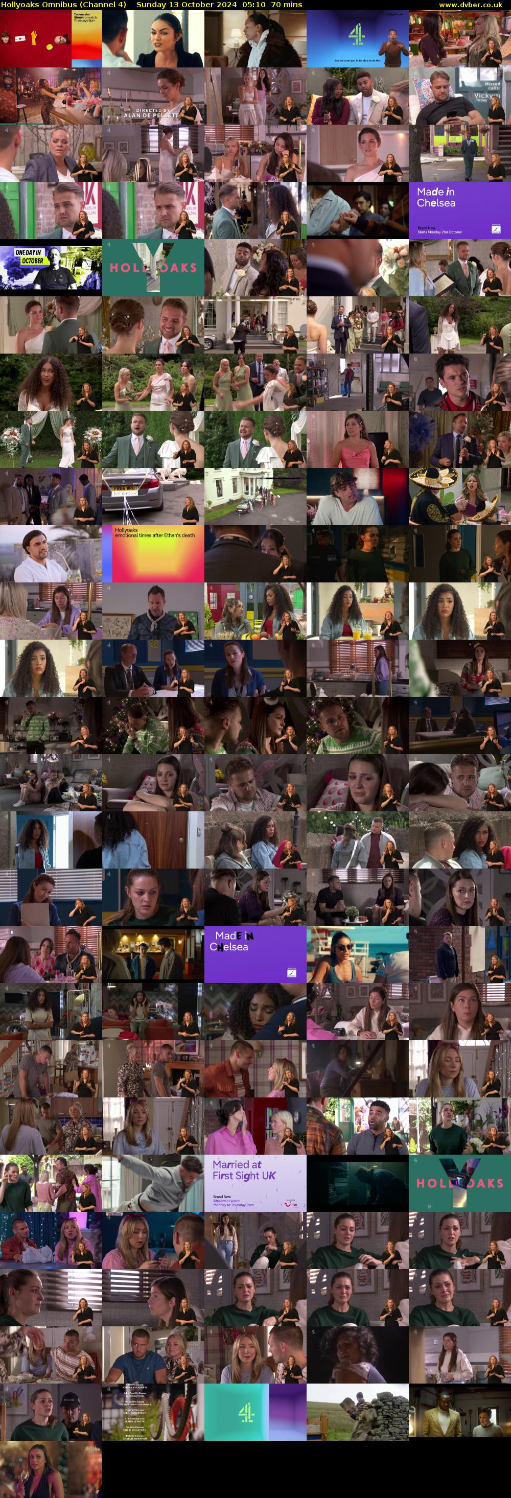 Hollyoaks Omnibus (Channel 4) Sunday 13 October 2024 05:10 - 06:20