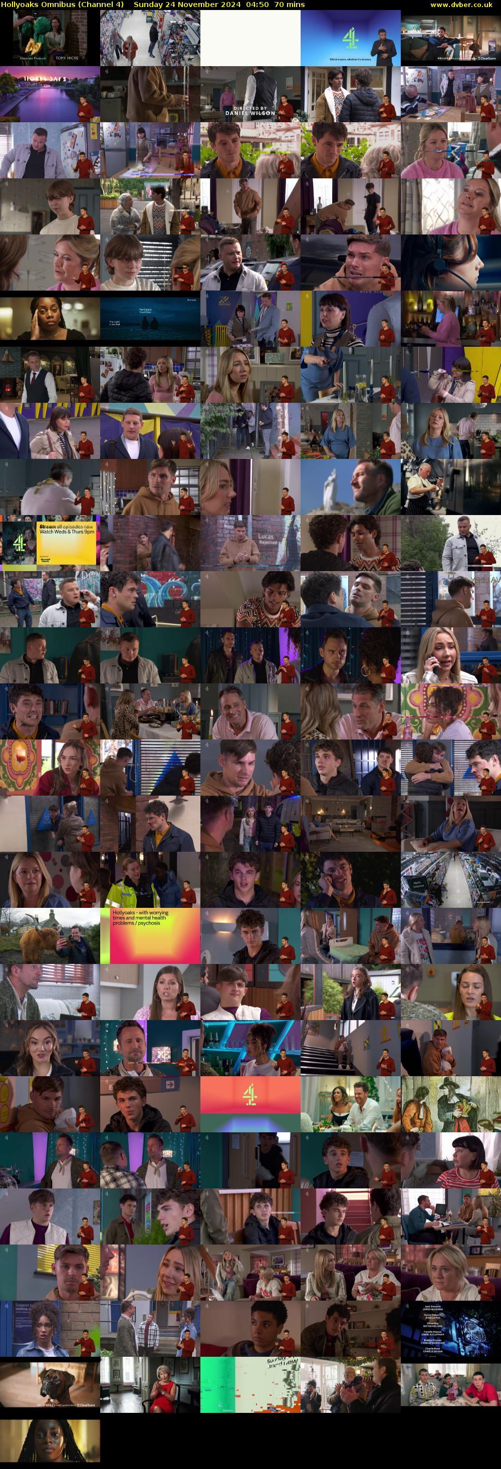 Hollyoaks Omnibus (Channel 4) Sunday 24 November 2024 04:50 - 06:00