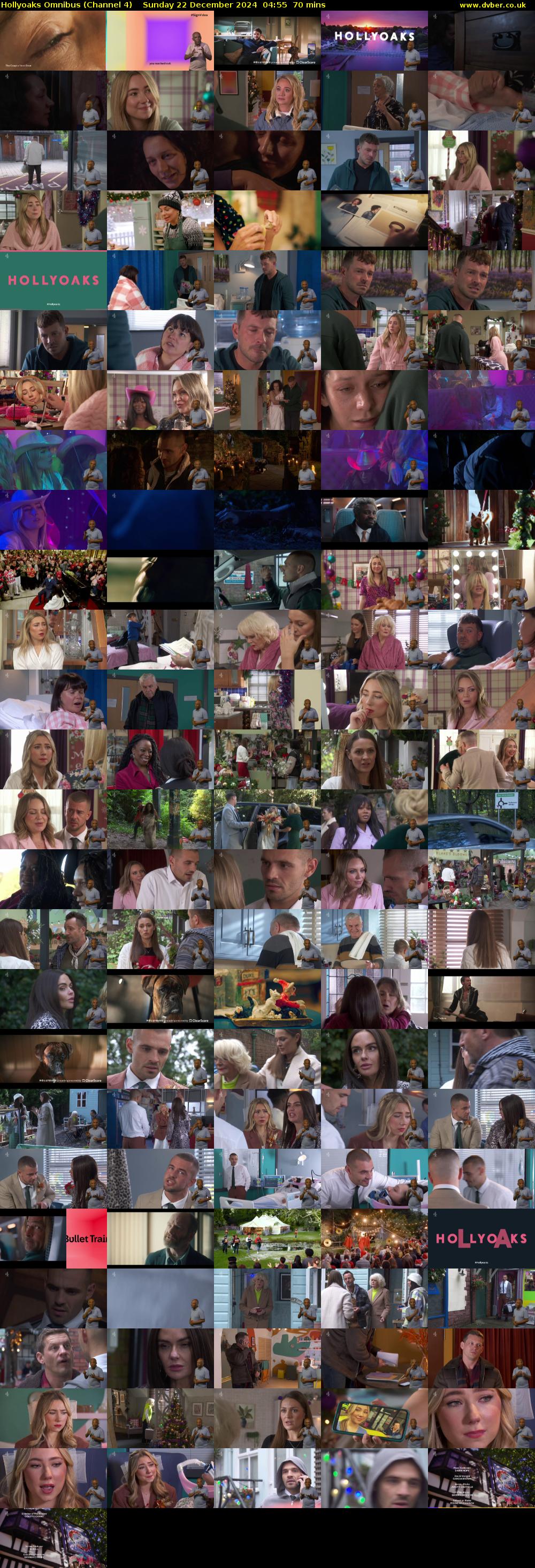 Hollyoaks Omnibus (Channel 4) Sunday 22 December 2024 04:55 - 06:05