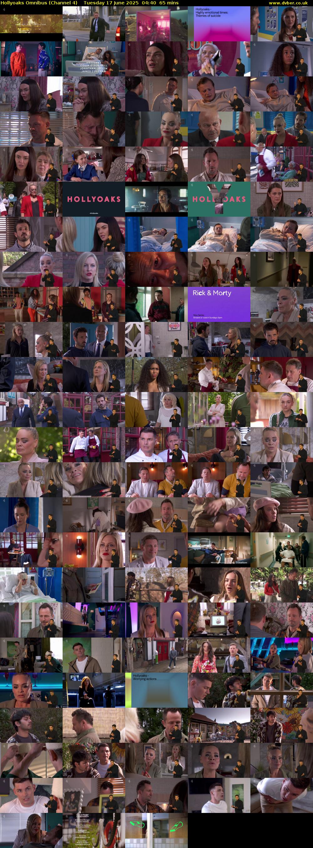 Hollyoaks Omnibus (Channel 4) Tuesday 17 June 2025 04:40 - 05:45
