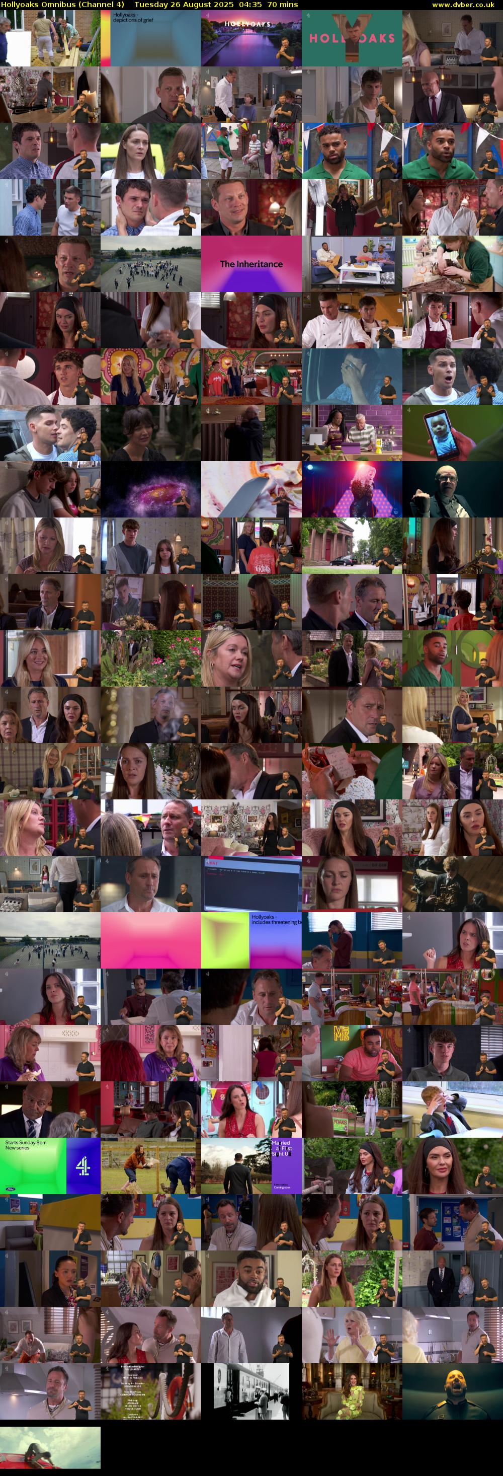 Hollyoaks Omnibus (Channel 4) Tuesday 26 August 2025 04:35 - 05:45