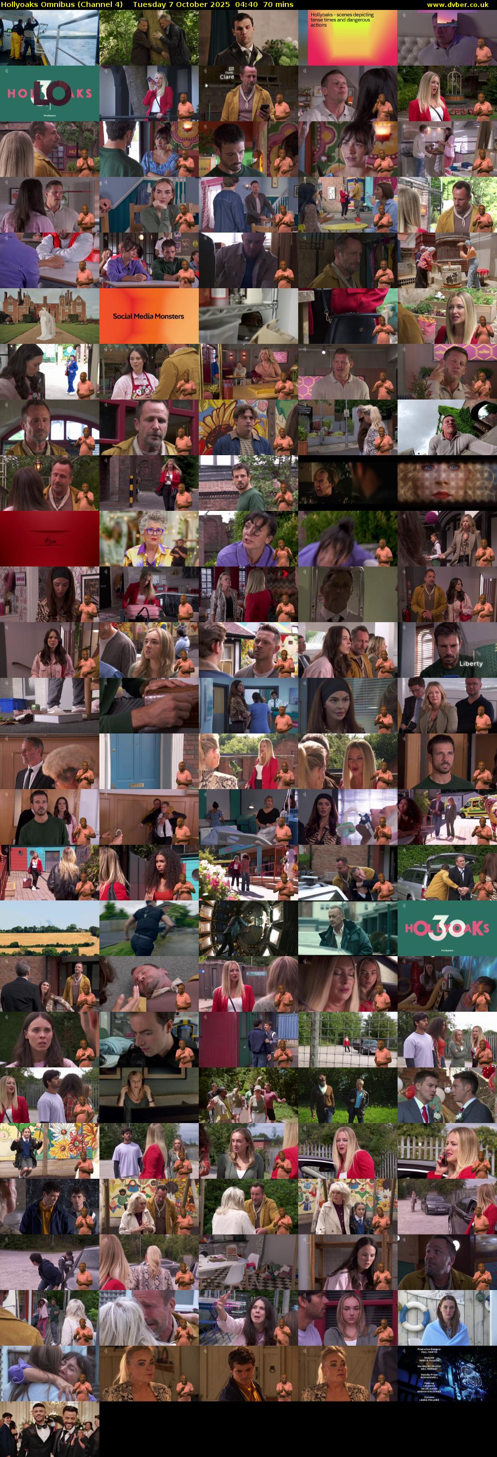 Hollyoaks Omnibus (Channel 4) Tuesday 7 October 2025 04:40 - 05:50