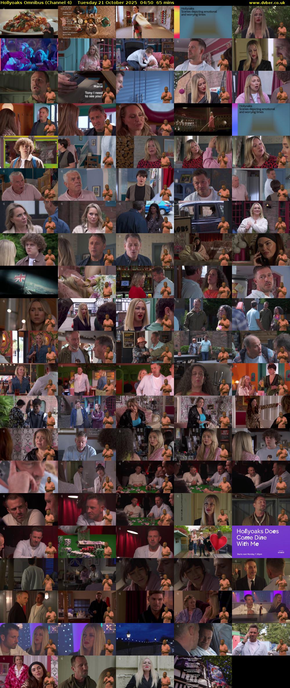 Hollyoaks Omnibus (Channel 4) Tuesday 21 October 2025 04:50 - 05:55
