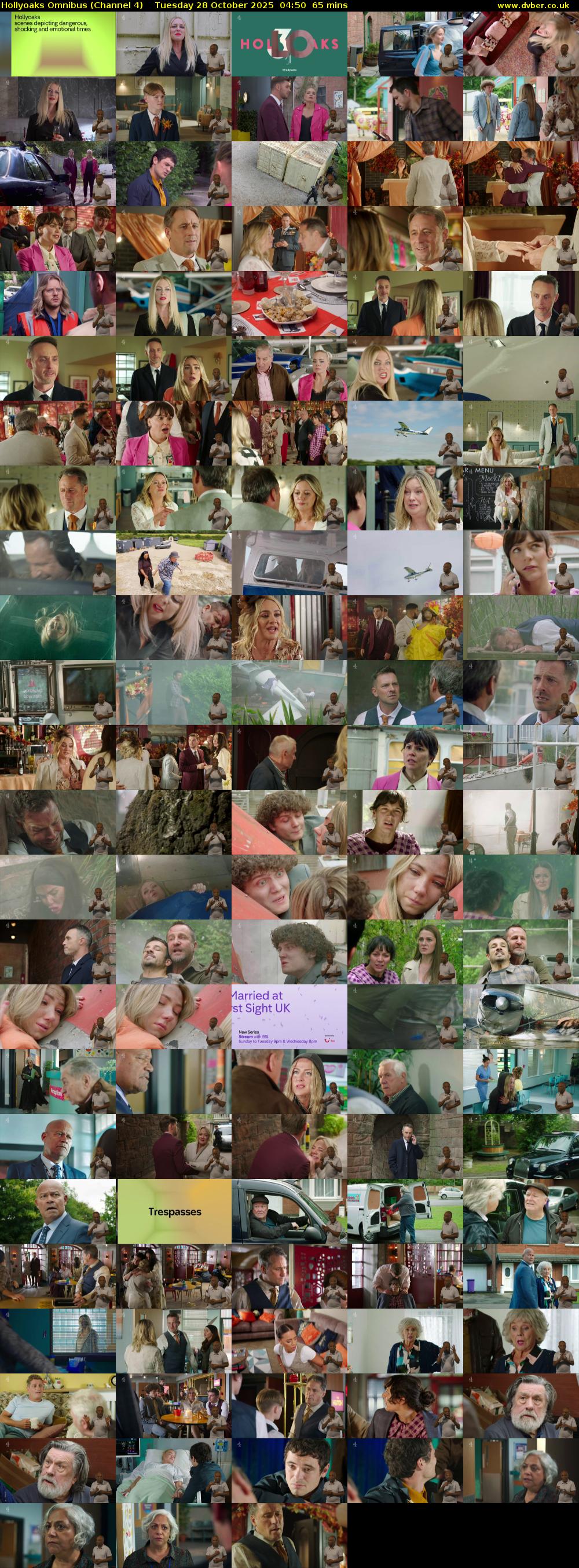 Hollyoaks Omnibus (Channel 4) Tuesday 28 October 2025 04:50 - 05:55