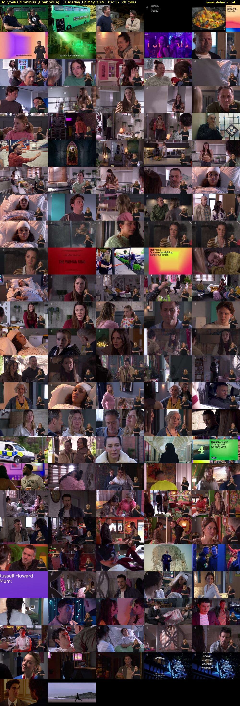 Hollyoaks Omnibus (Channel 4) Tuesday 12 May 2026 04:35 - 05:45