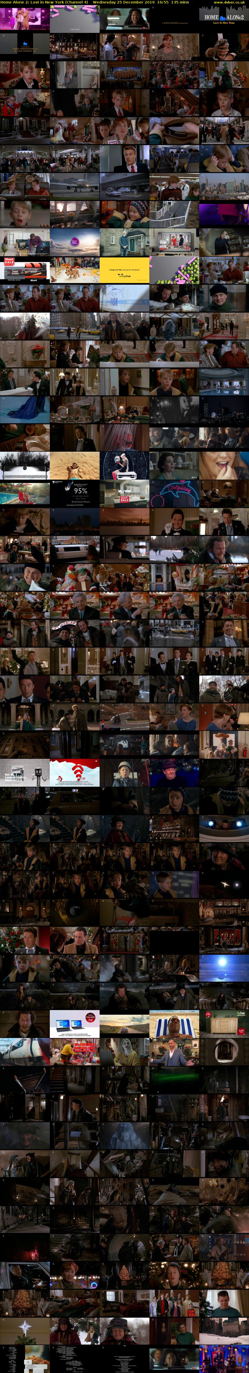 Home Alone 2: Lost in New York (Channel 4) Wednesday 25 December 2019 16:55 - 19:10