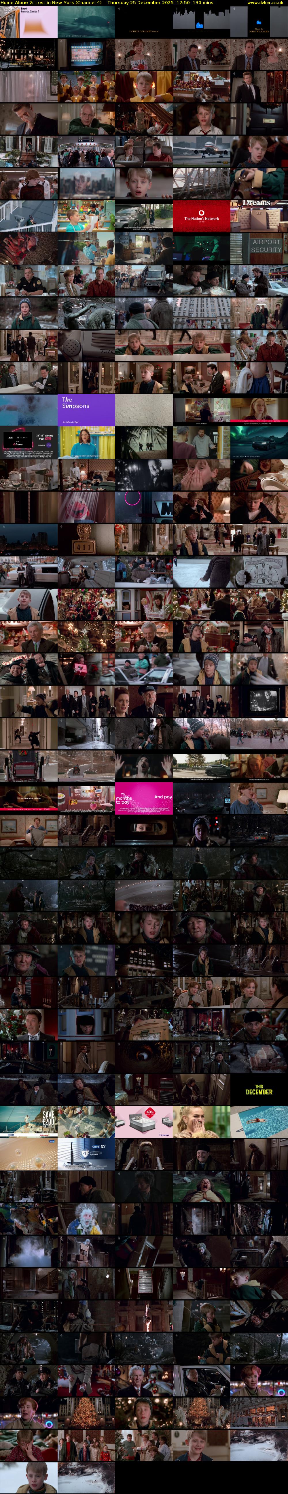 Home Alone 2: Lost in New York (Channel 4) Thursday 25 December 2025 17:50 - 20:00