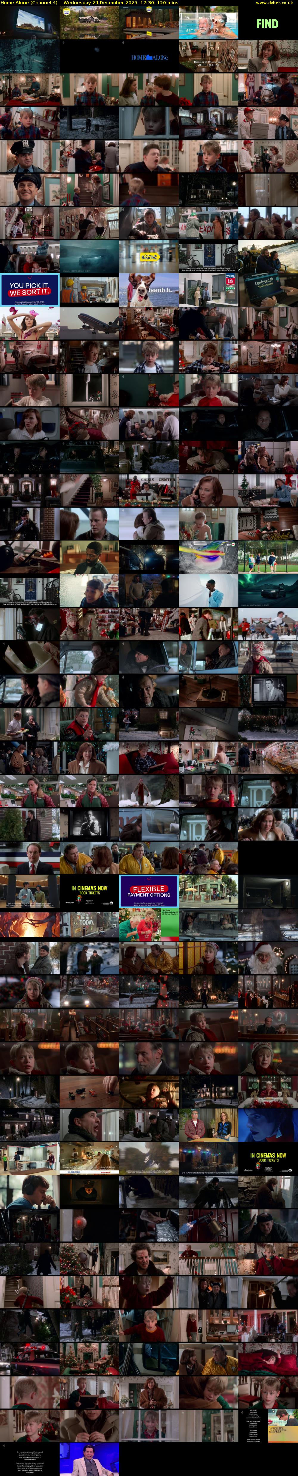 Home Alone (Channel 4) Wednesday 24 December 2025 17:30 - 19:30