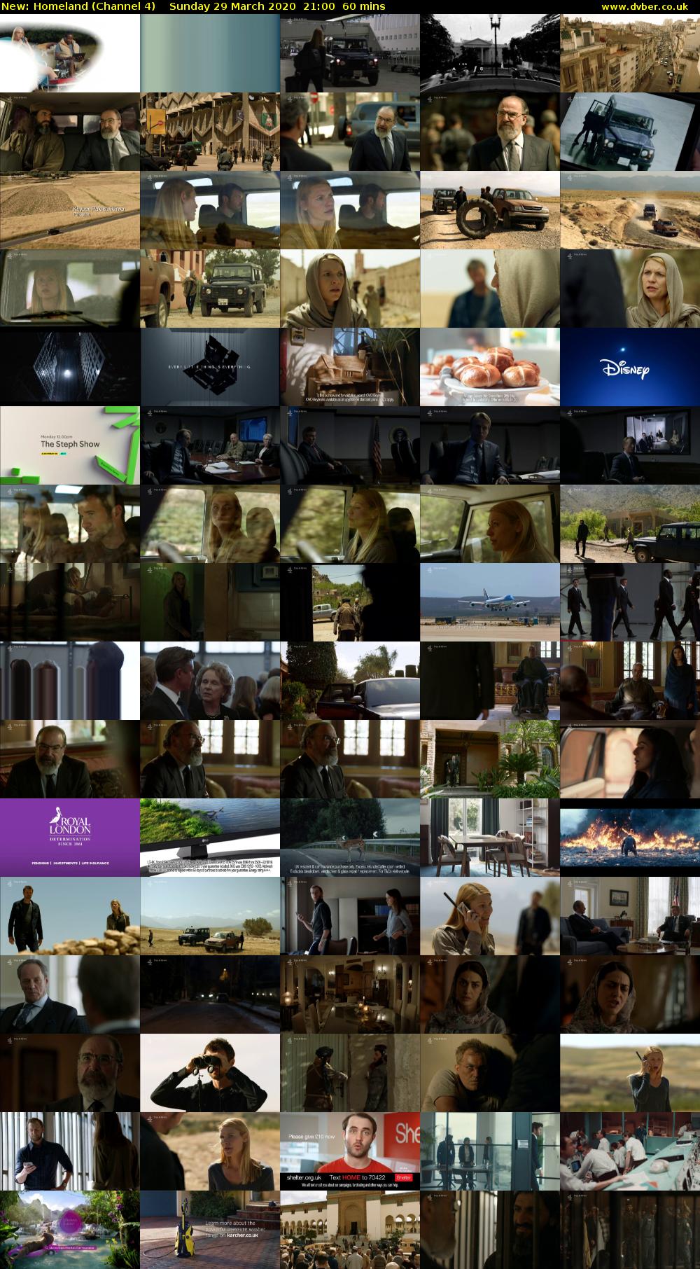 Homeland (Channel 4) Sunday 29 March 2020 21:00 - 22:00