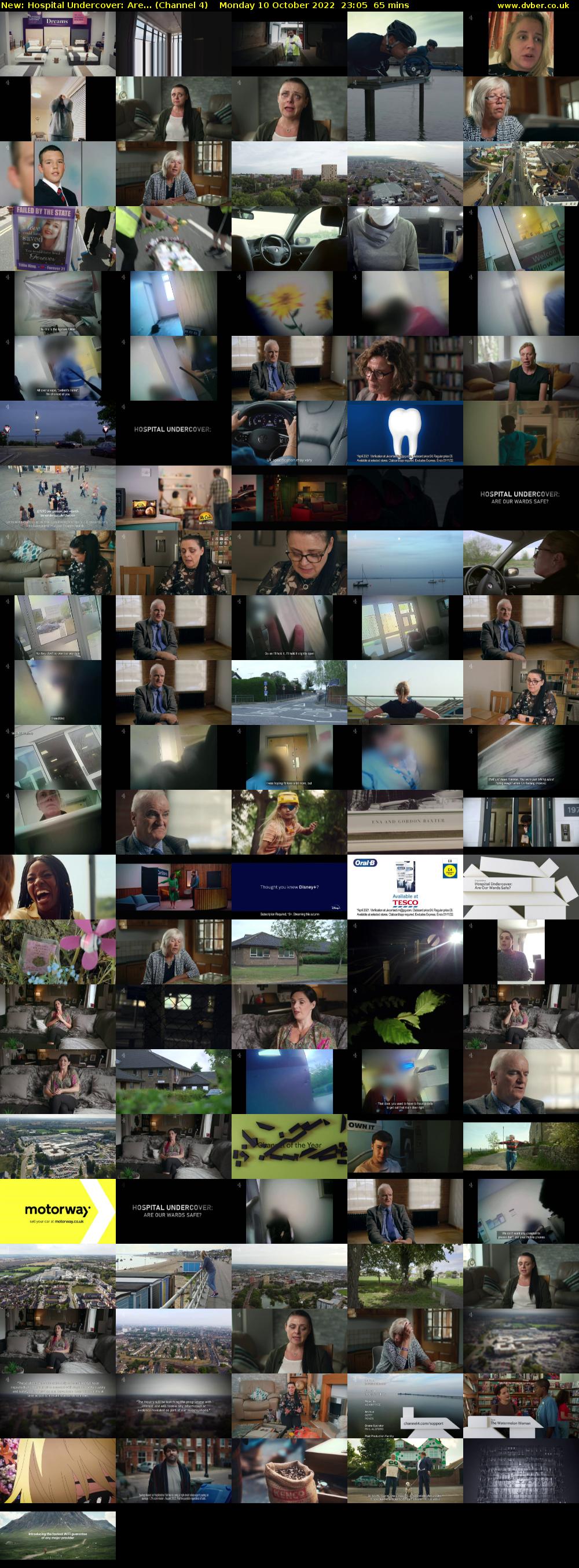 Hospital Undercover: Are... (Channel 4) Monday 10 October 2022 23:05 - 00:10