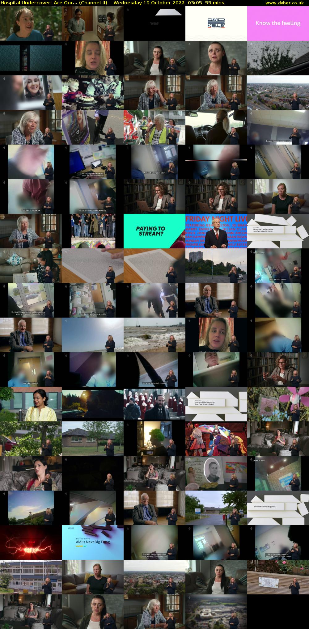 Hospital Undercover: Are Our... (Channel 4) Wednesday 19 October 2022 03:05 - 04:00