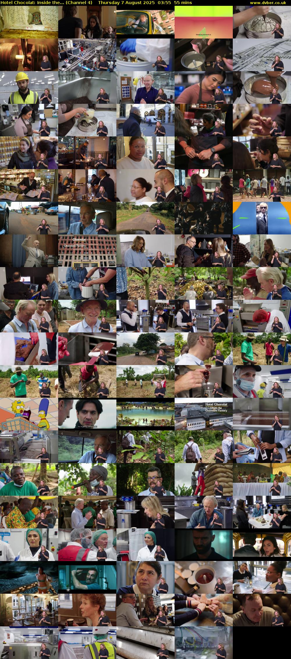Hotel Chocolat: Inside the... (Channel 4) Thursday 7 August 2025 03:55 - 04:50