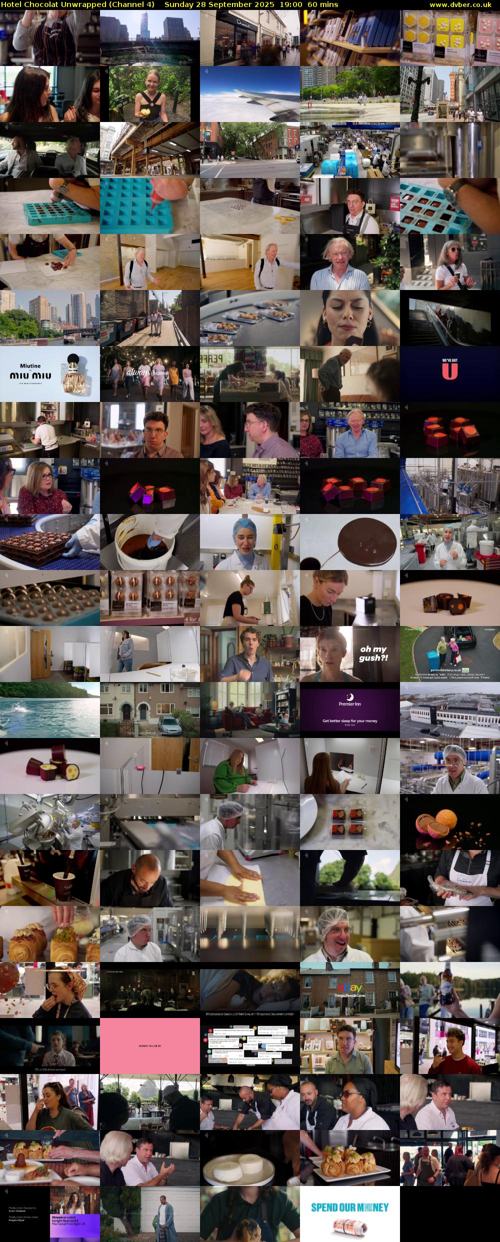Hotel Chocolat Unwrapped (Channel 4) Sunday 28 September 2025 19:00 - 20:00