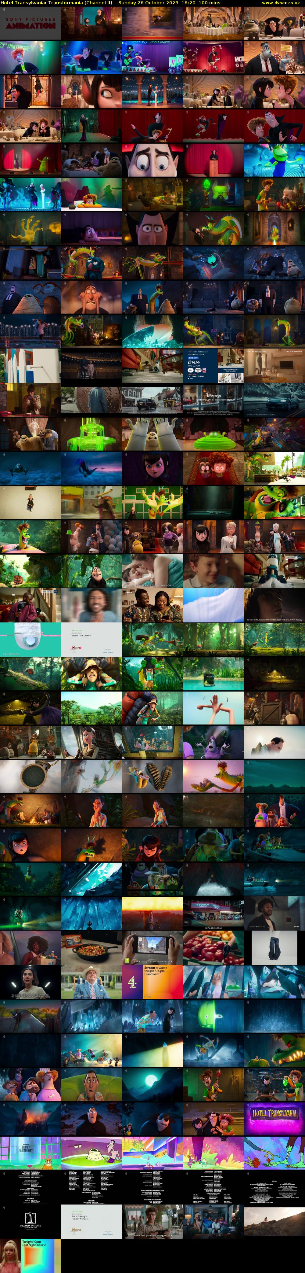 Hotel Transylvania: Transformania (Channel 4) Sunday 26 October 2025 16:20 - 18:00