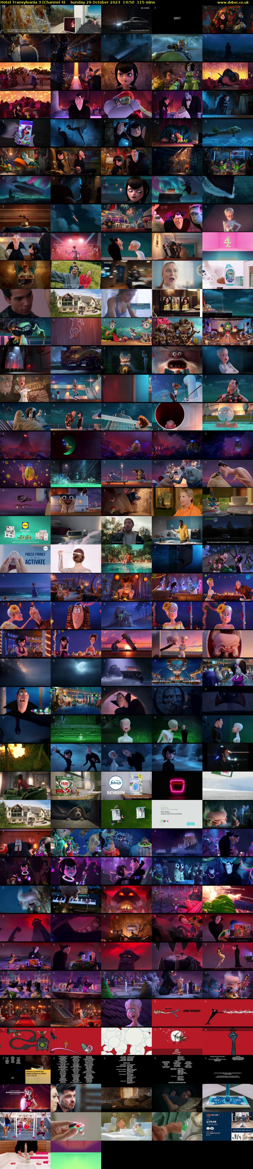 Hotel Transylvania 3 (Channel 4) Sunday 29 October 2023 14:50 - 16:45