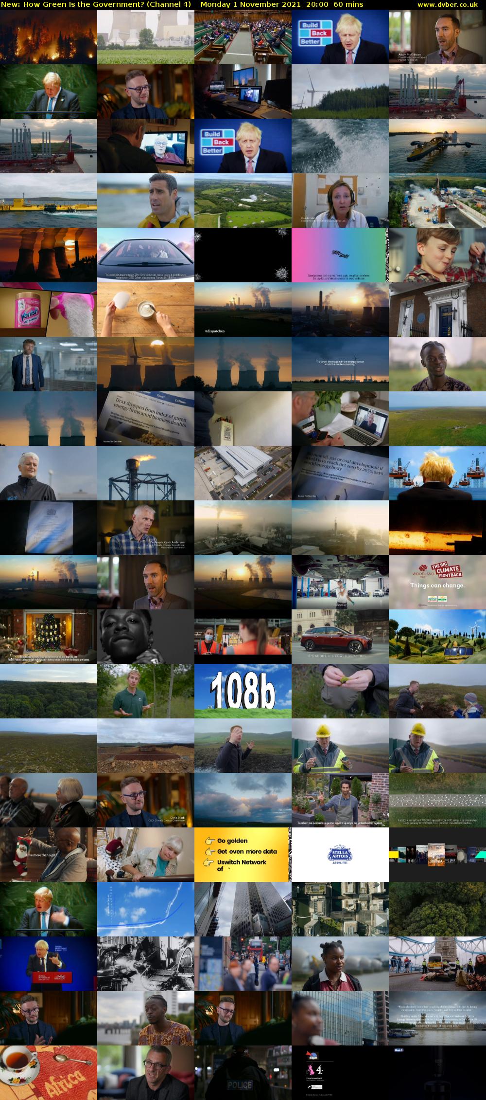How Green Is the Government? (Channel 4) Monday 1 November 2021 20:00 - 21:00