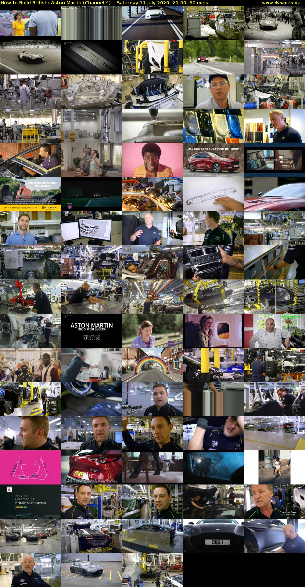 How to Build British: Aston Martin (Channel 4) Saturday 11 July 2020 20:00 - 21:00