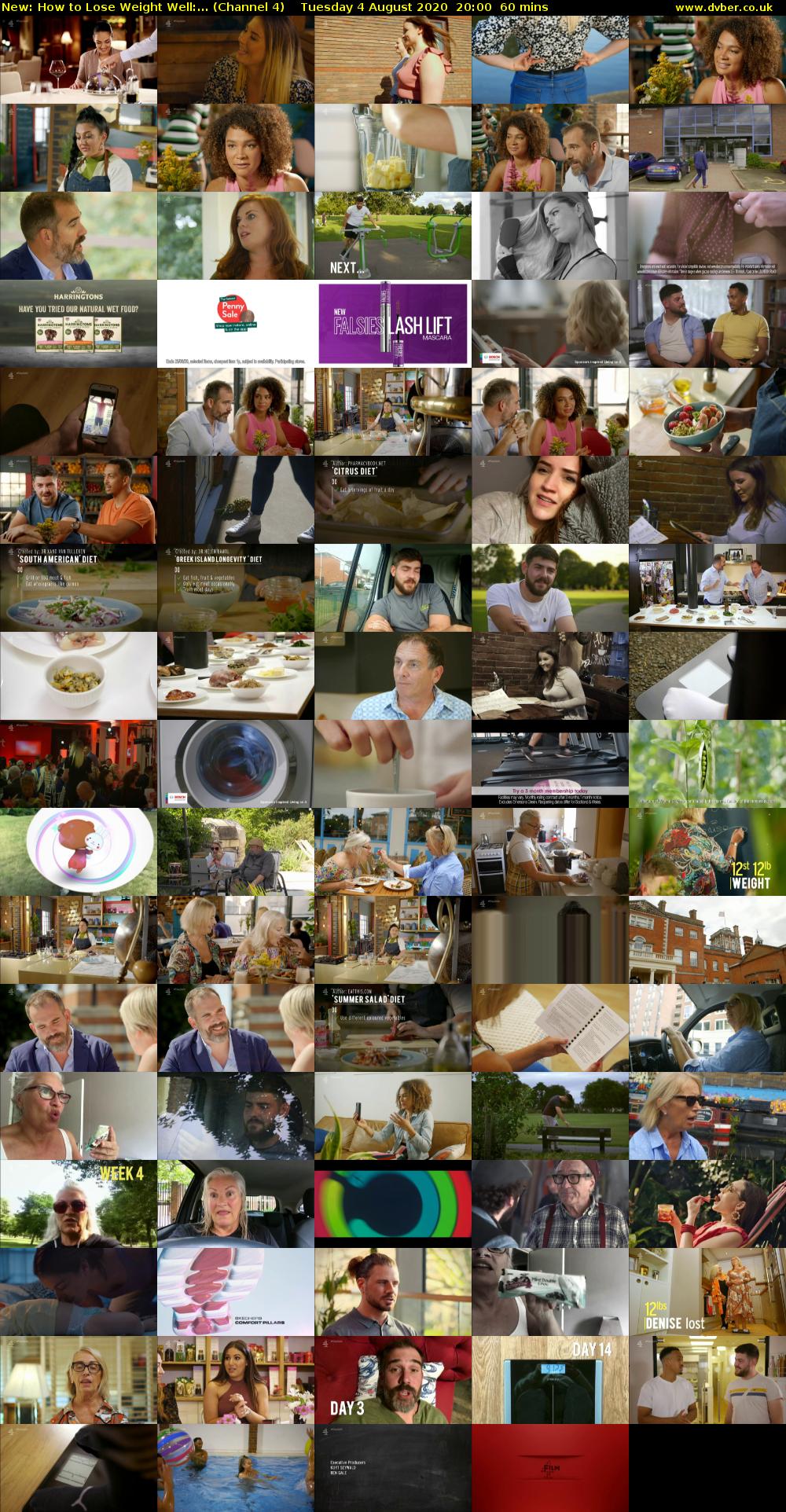 How to Lose Weight Well:... (Channel 4) Tuesday 4 August 2020 20:00 - 21:00
