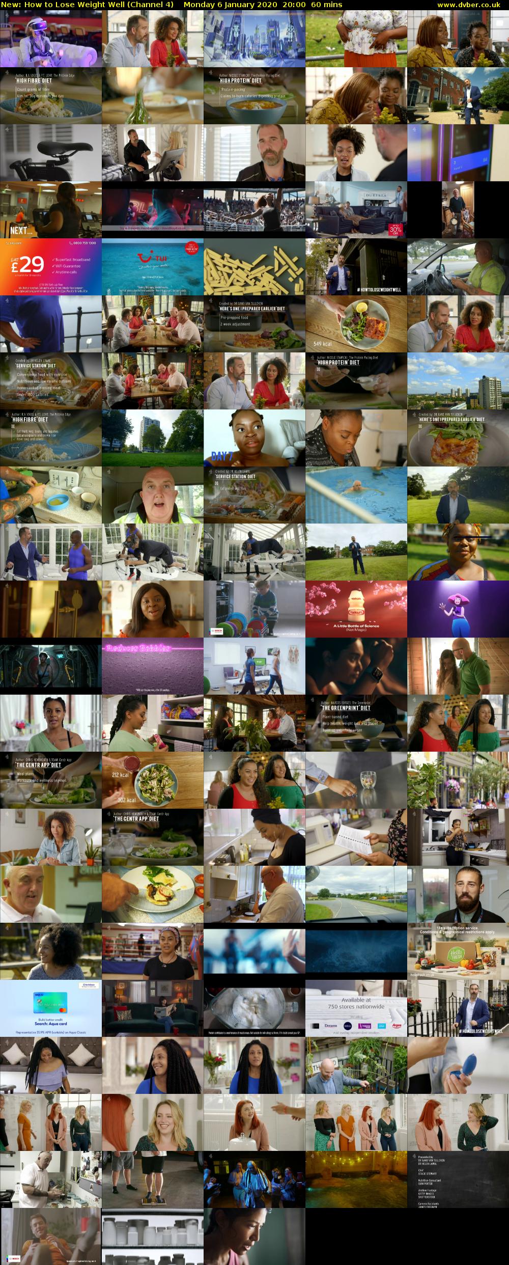 How to Lose Weight Well (Channel 4) Monday 6 January 2020 20:00 - 21:00