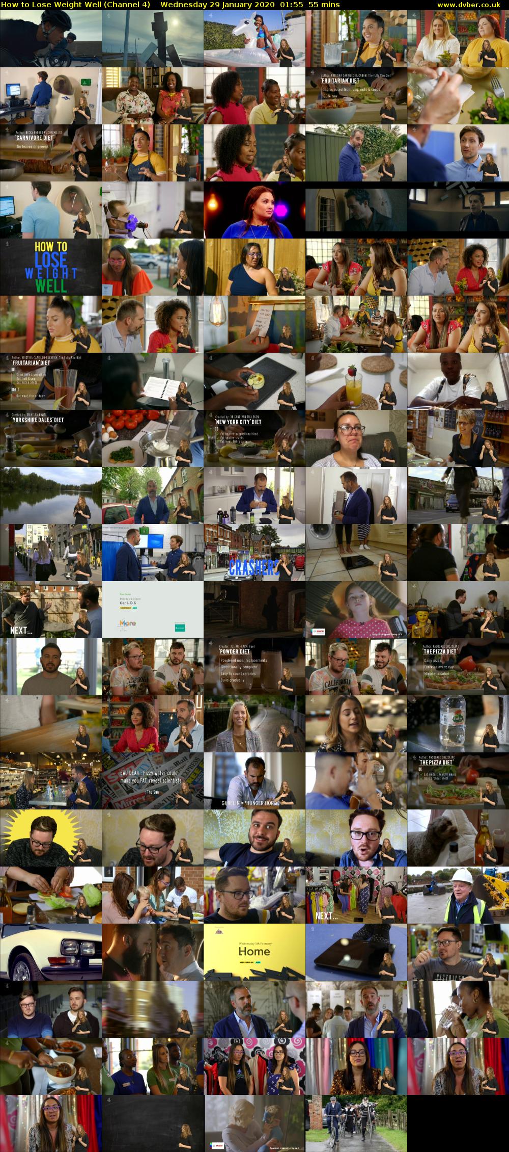 How to Lose Weight Well (Channel 4) Wednesday 29 January 2020 01:55 - 02:50
