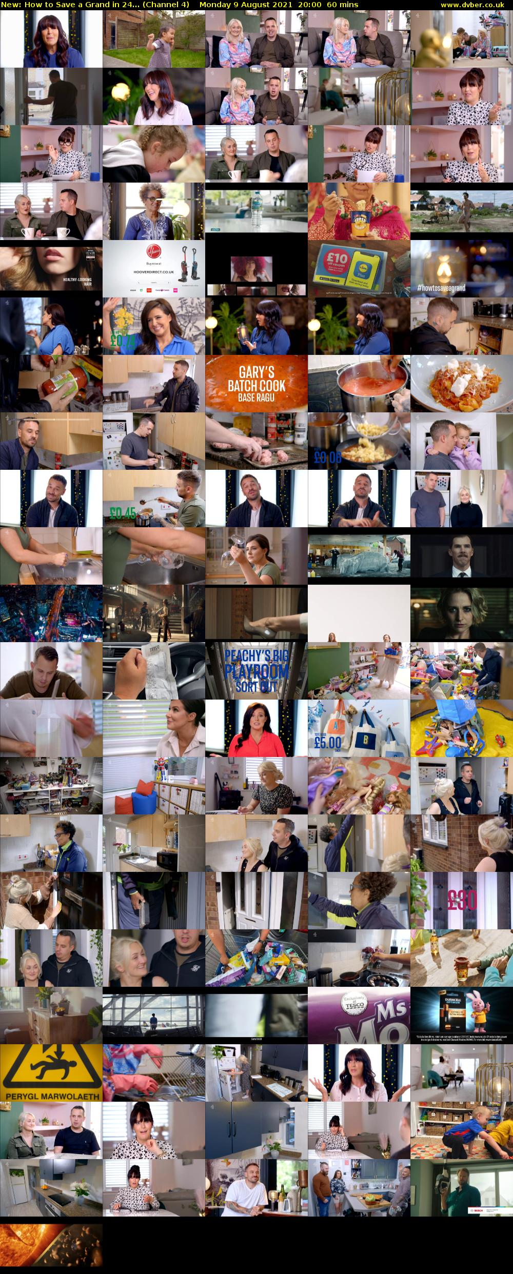 How to Save a Grand in 24... (Channel 4) Monday 9 August 2021 20:00 - 21:00
