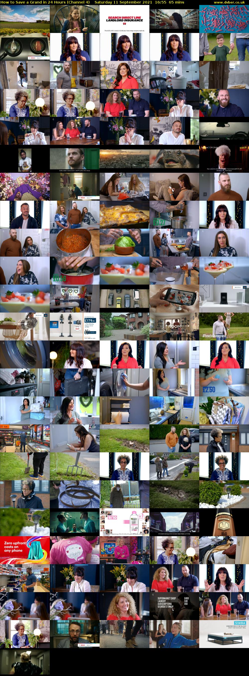 How to Save a Grand in 24 Hours (Channel 4) Saturday 11 September 2021 16:55 - 18:00