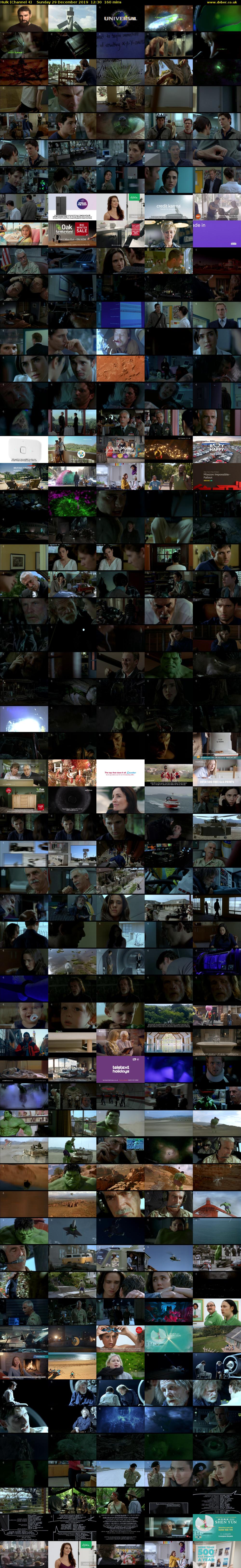 Hulk (Channel 4) Sunday 29 December 2019 12:30 - 15:10