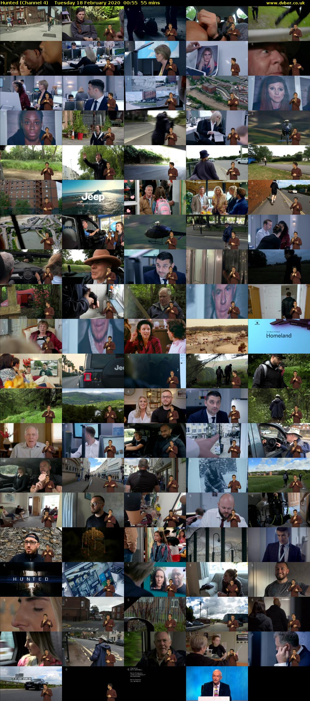 Hunted (Channel 4) Tuesday 18 February 2020 00:55 - 01:50
