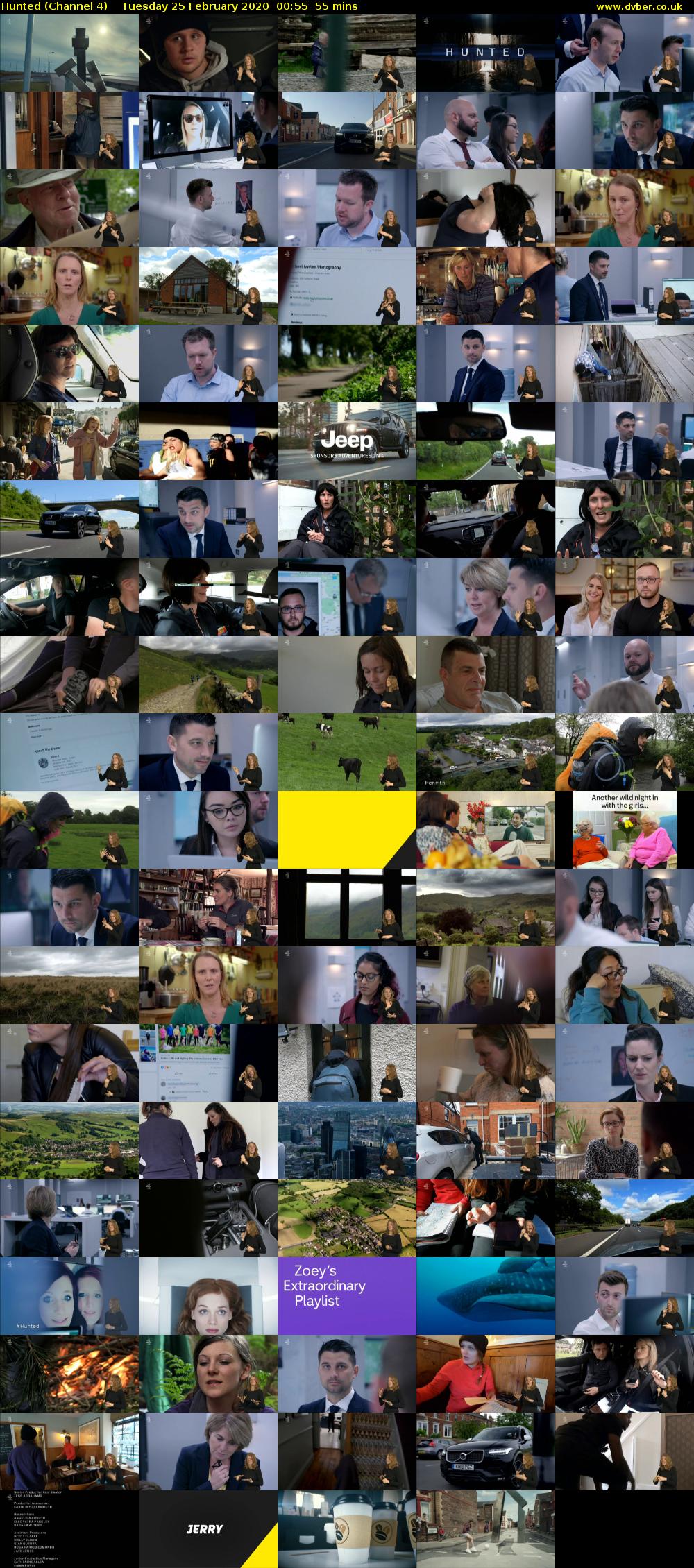 Hunted (Channel 4) Tuesday 25 February 2020 00:55 - 01:50