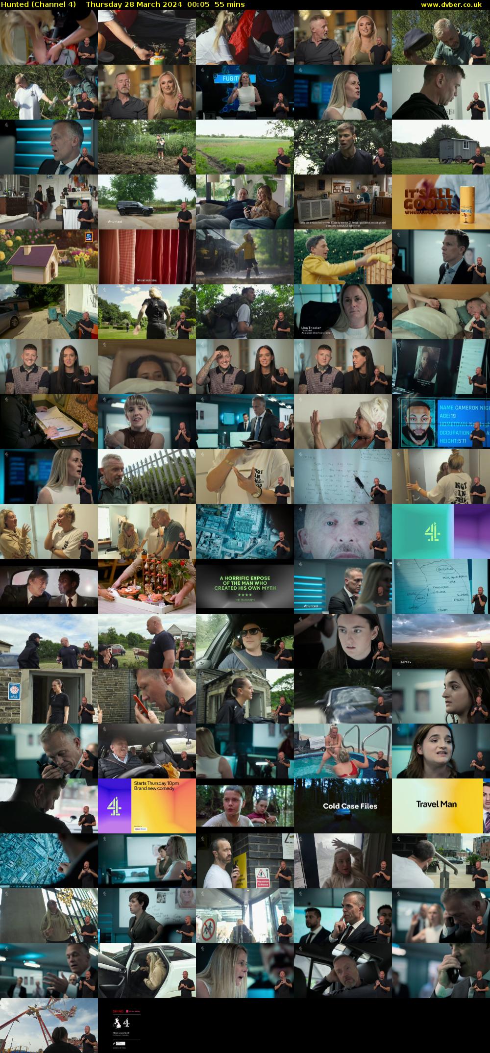 Hunted (Channel 4) Thursday 28 March 2024 00:05 - 01:00