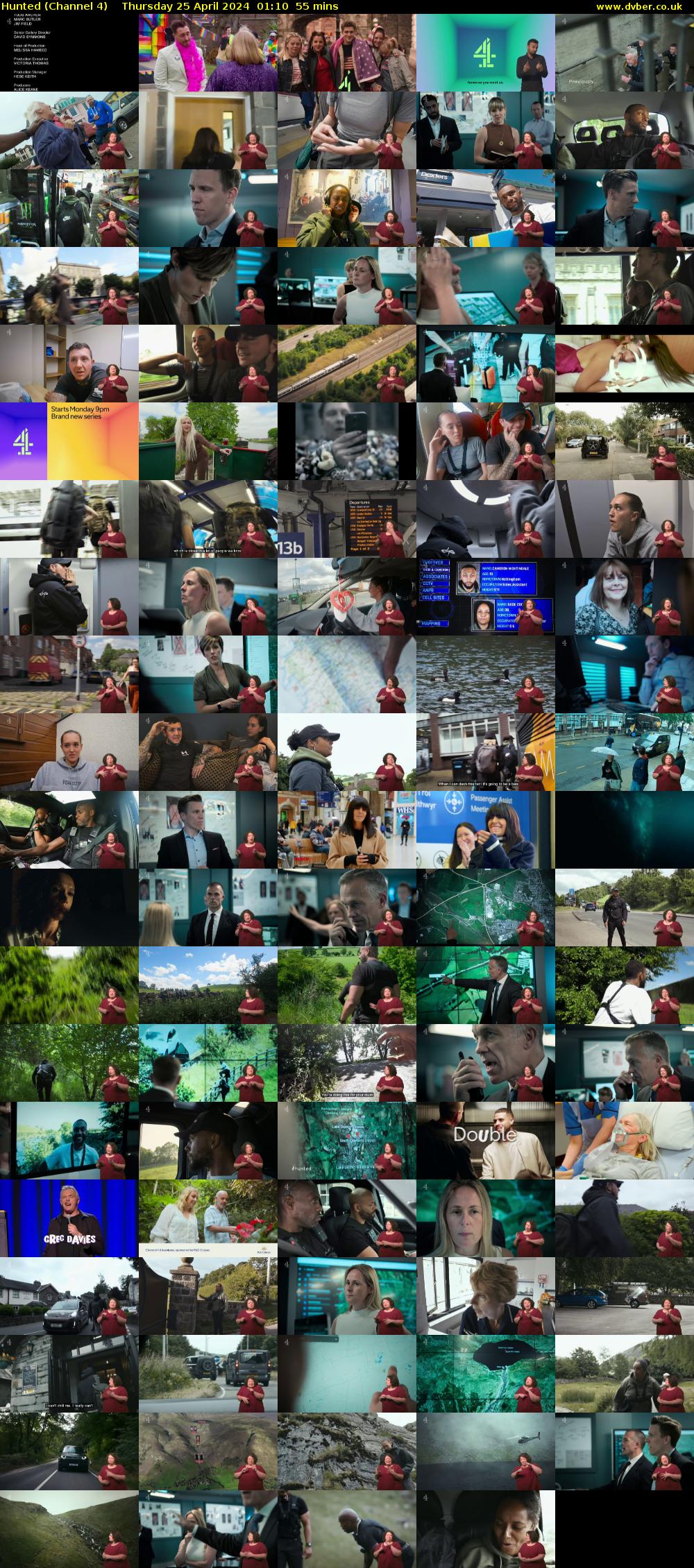 Hunted (Channel 4) Thursday 25 April 2024 01:10 - 02:05