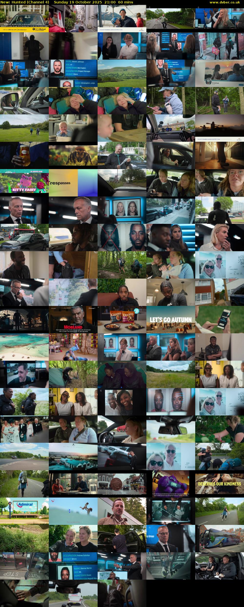 Hunted (Channel 4) Sunday 19 October 2025 21:00 - 22:00