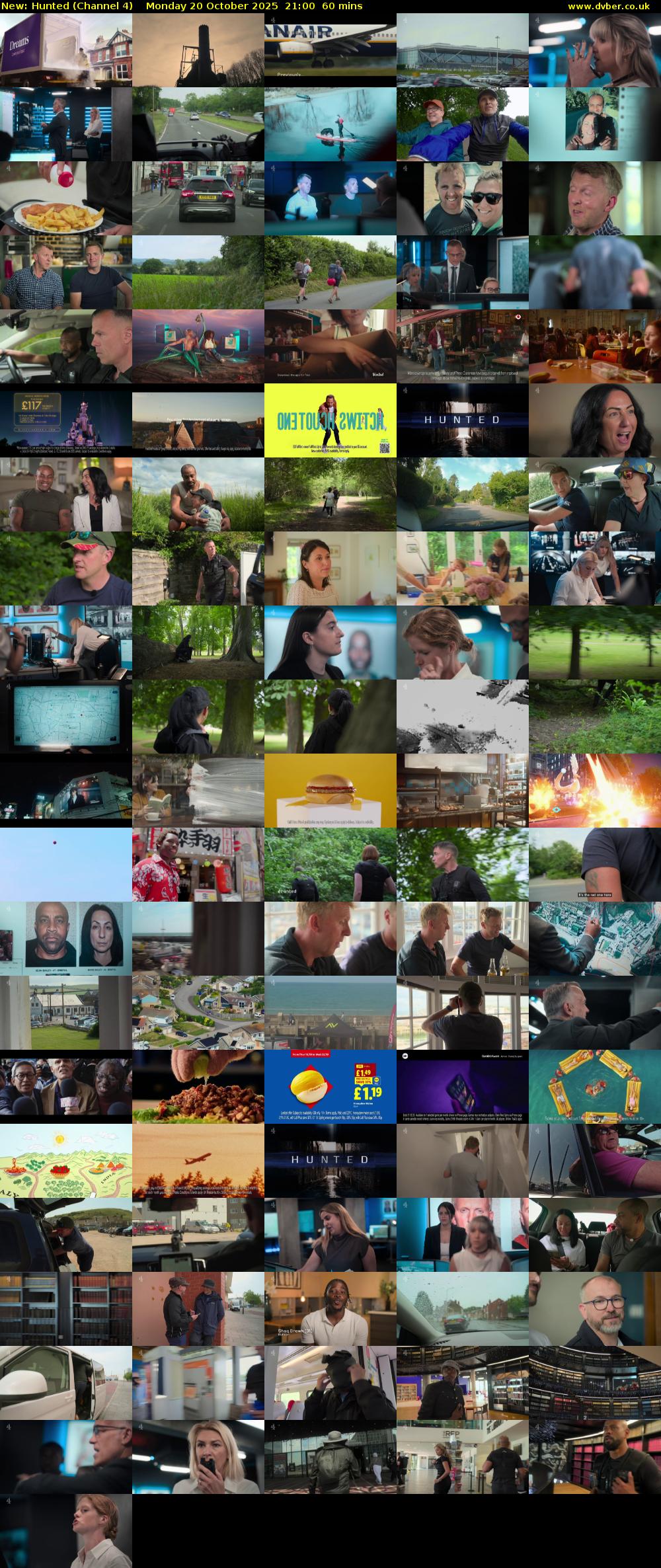 Hunted (Channel 4) Monday 20 October 2025 21:00 - 22:00