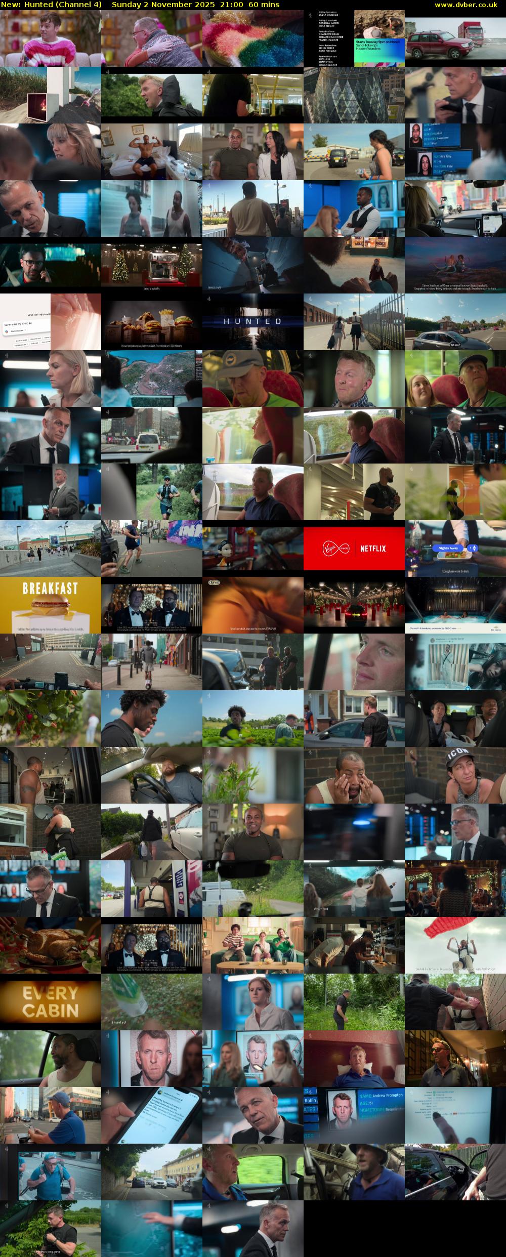 Hunted (Channel 4) Sunday 2 November 2025 21:00 - 22:00