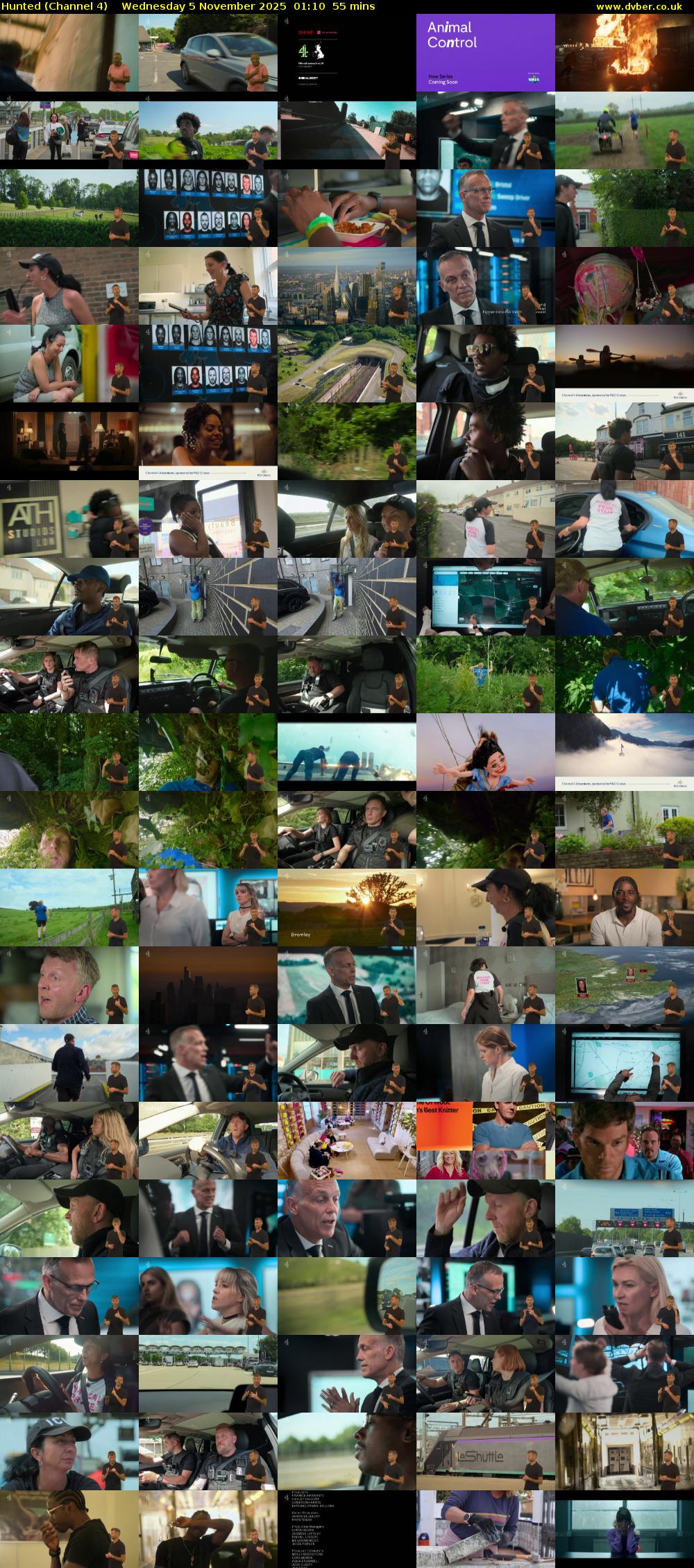 Hunted (Channel 4) Wednesday 5 November 2025 01:10 - 02:05