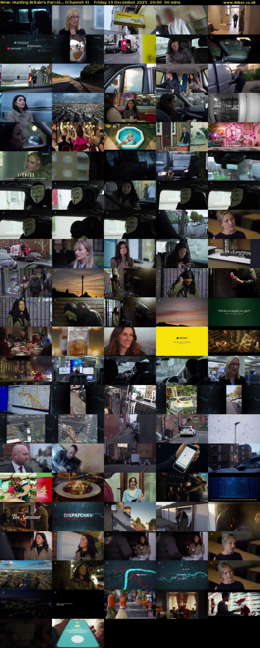 Hunting Britain's Parcel... (Channel 4) Friday 19 December 2025 20:00 - 21:00
