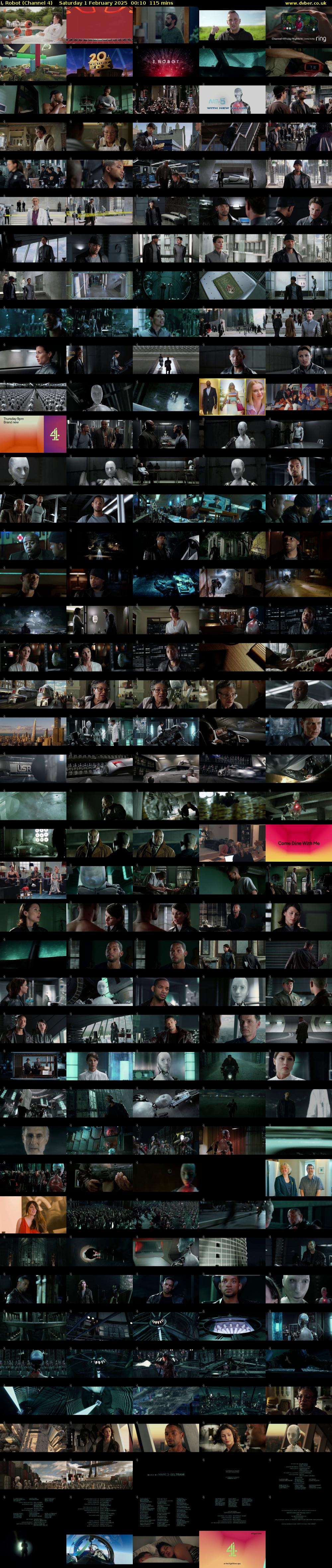 I, Robot (Channel 4) Saturday 1 February 2025 00:10 - 02:05