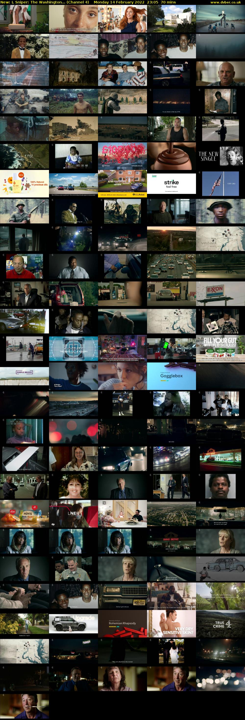 I, Sniper: The Washington... (Channel 4) Monday 14 February 2022 23:05 - 00:15