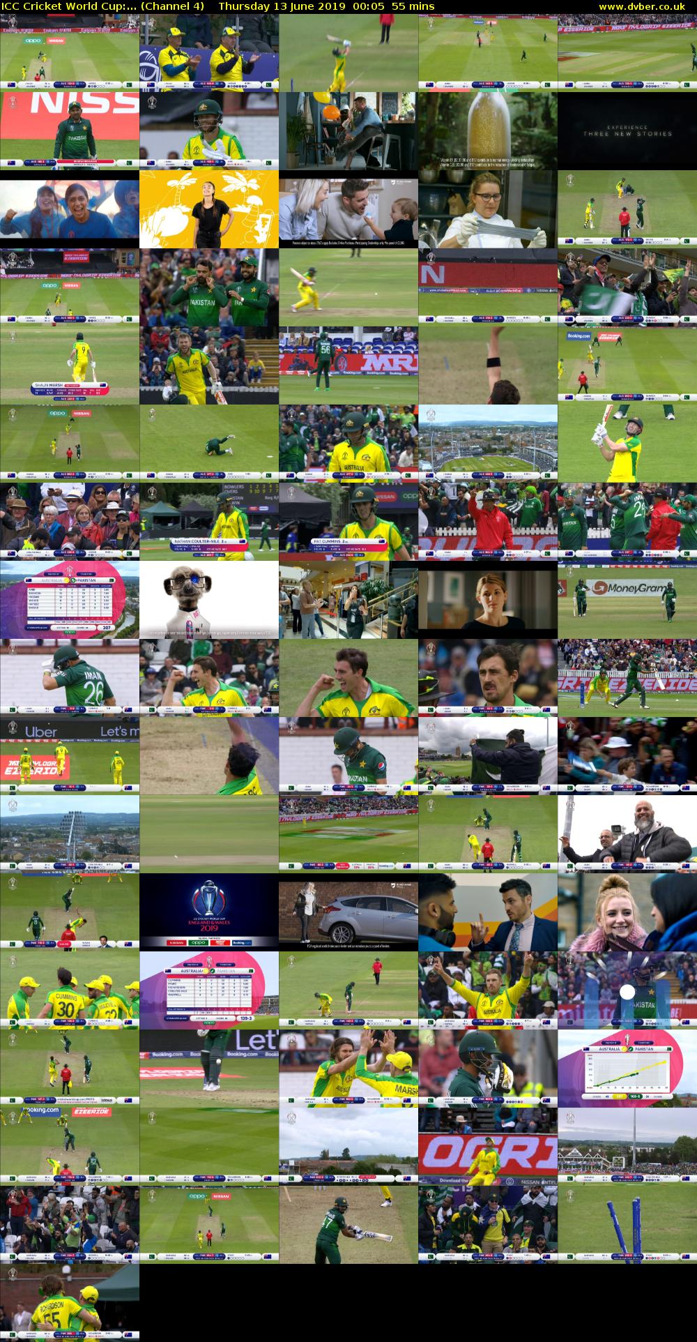 ICC Cricket World Cup:... (Channel 4) Thursday 13 June 2019 00:05 - 01:00