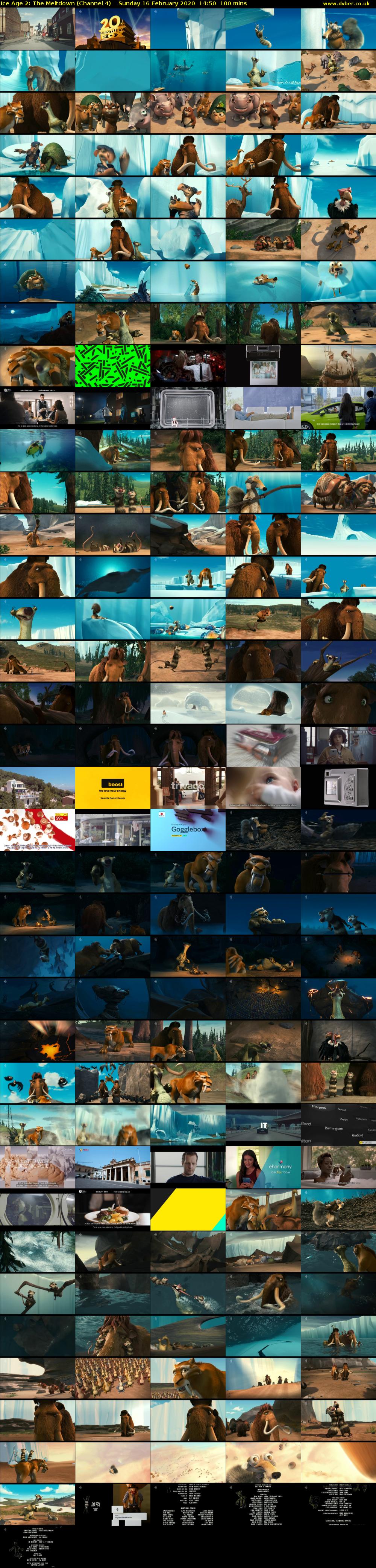 Ice Age 2: The Meltdown (Channel 4) Sunday 16 February 2020 14:50 - 16:30