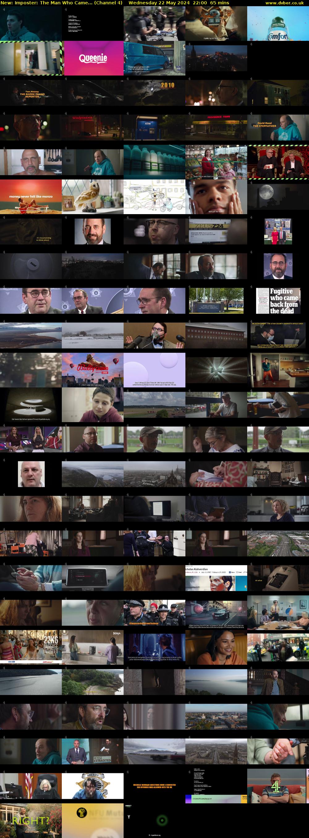 Imposter: The Man Who Came... (Channel 4) Wednesday 22 May 2024 22:00 - 23:05