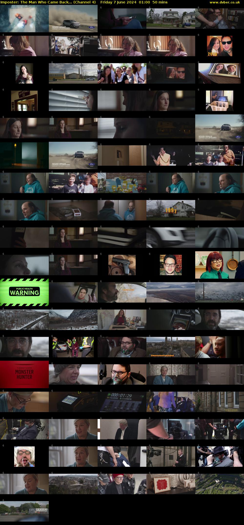 Imposter: The Man Who Came Back... (Channel 4) Friday 7 June 2024 01:00 - 01:50