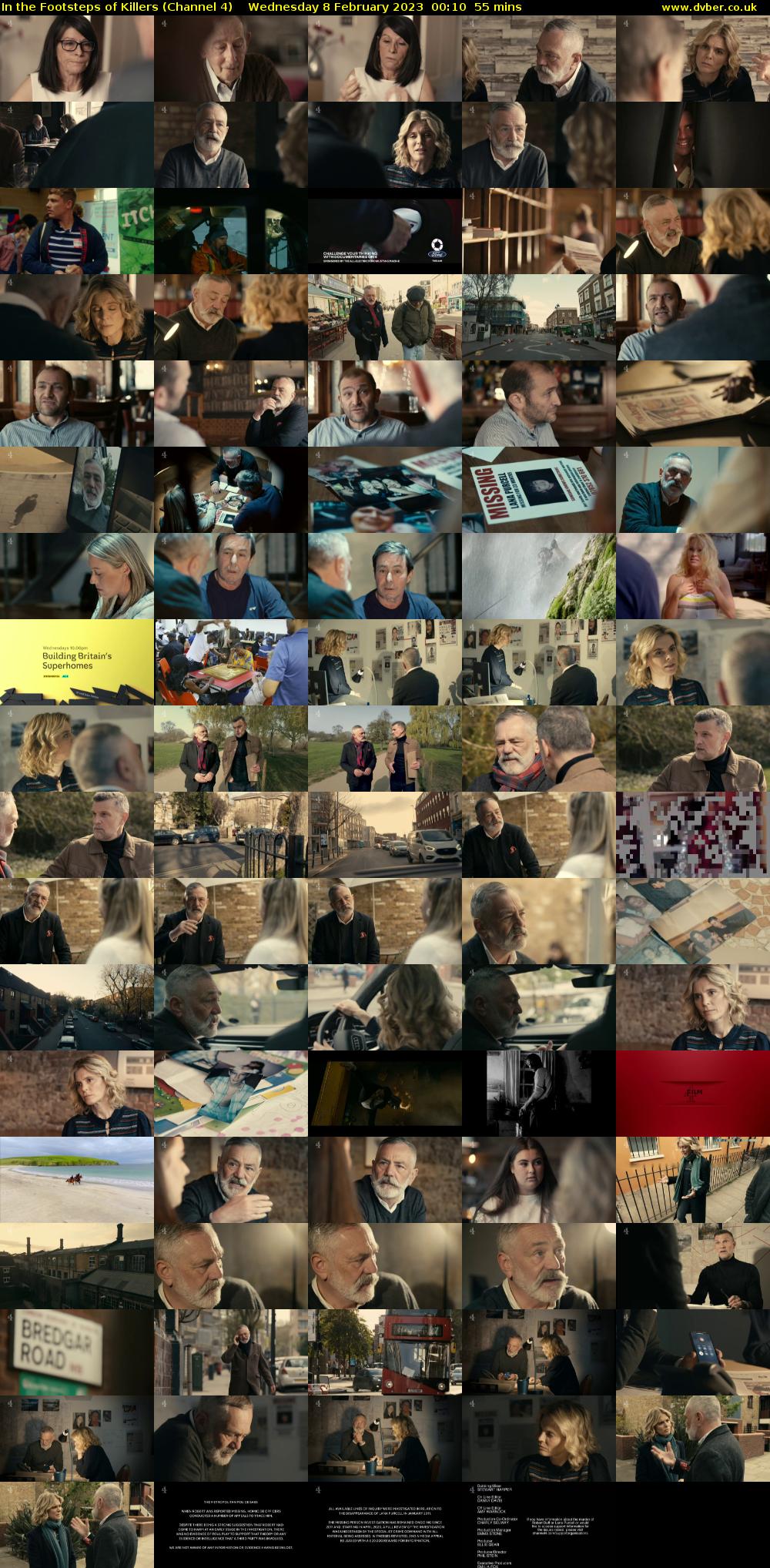 In the Footsteps of Killers (Channel 4) Wednesday 8 February 2023 00:10 - 01:05