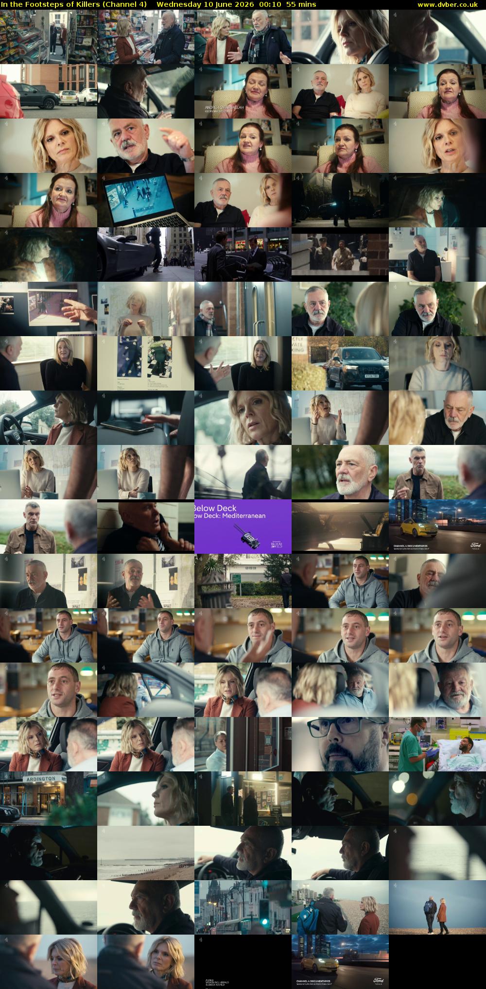 In the Footsteps of Killers (Channel 4) Wednesday 10 June 2026 00:10 - 01:05