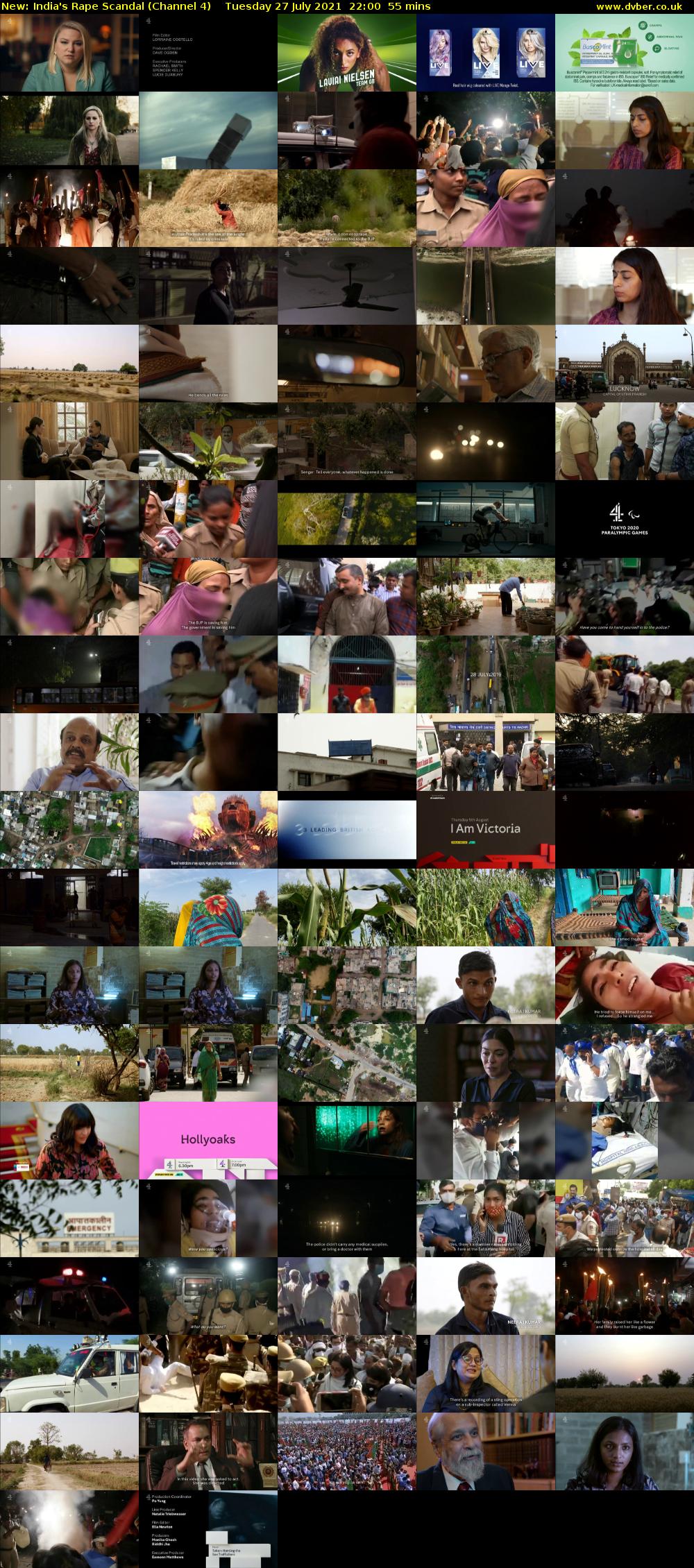 India's Rape Scandal (Channel 4) Tuesday 27 July 2021 22:00 - 22:55