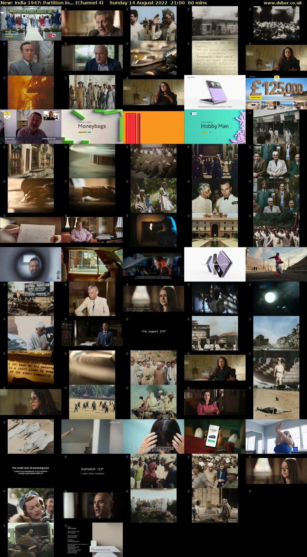 India 1947: Partition in... (Channel 4) Sunday 14 August 2022 21:00 - 22:00