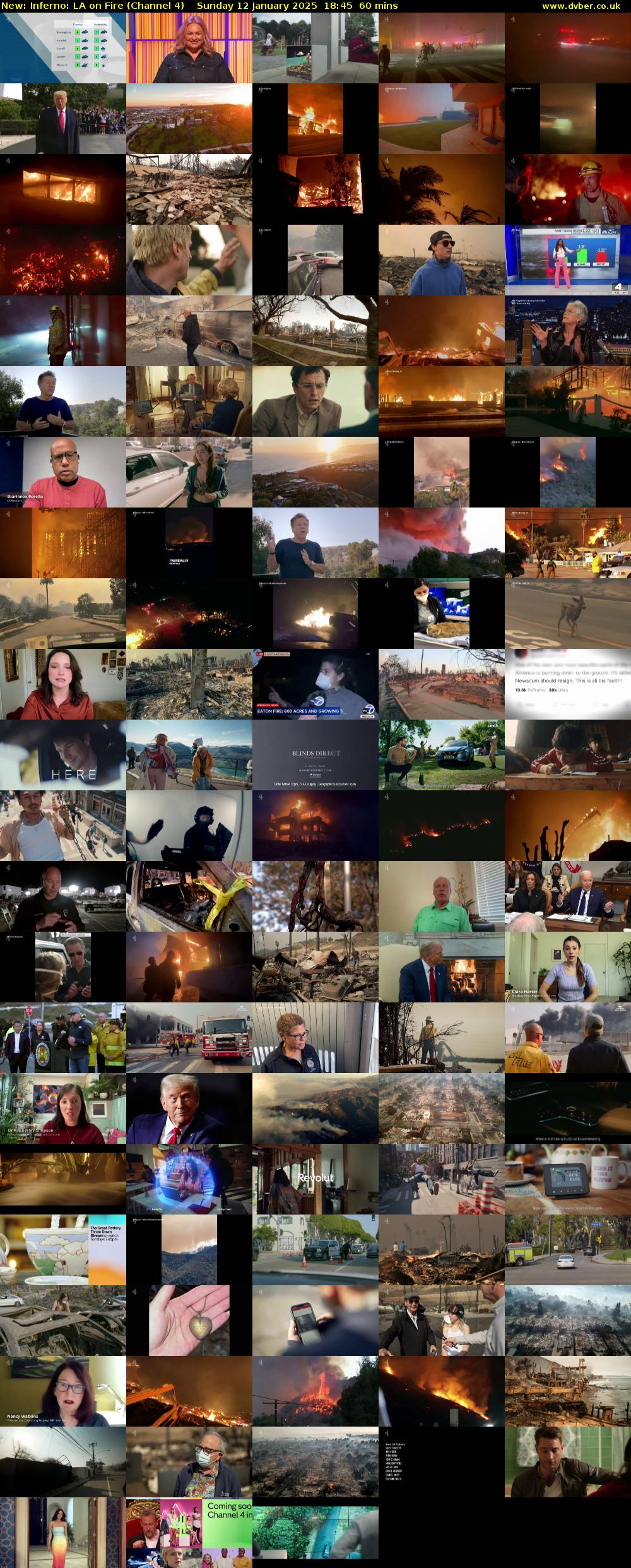 Inferno: LA on Fire (Channel 4) Sunday 12 January 2025 18:45 - 19:45
