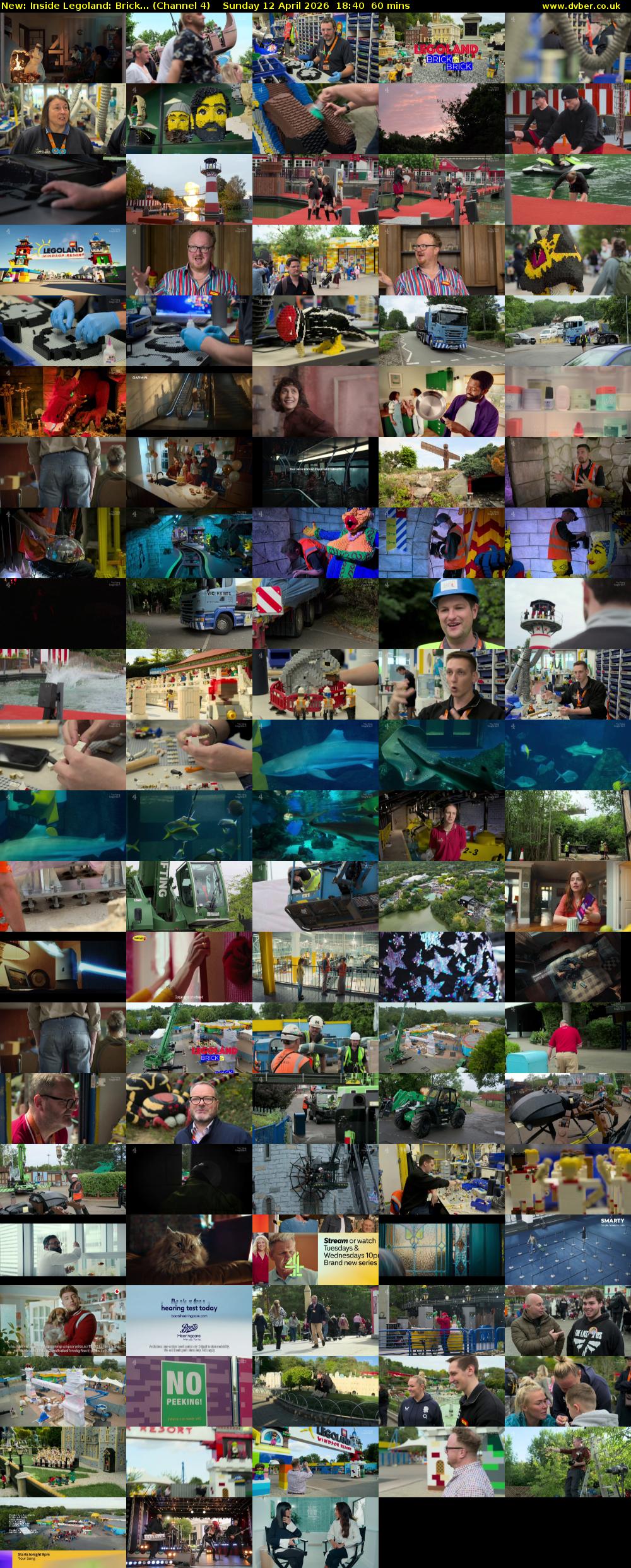 Inside Legoland: Brick... (Channel 4) Sunday 12 April 2026 18:40 - 19:40